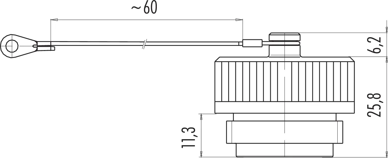 Schutzkappe Serie 694, Flanschdose – Bild 2