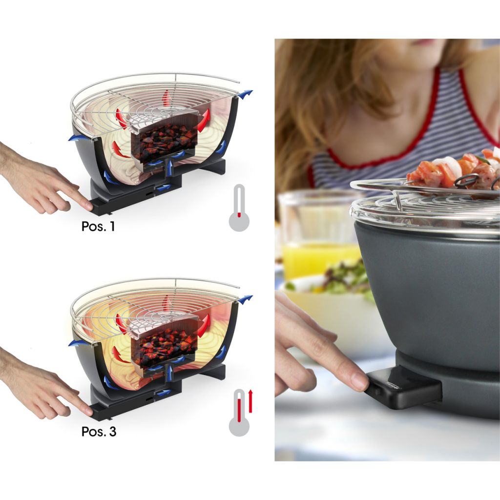 Tischgrill Feuerdesign – Bild 2