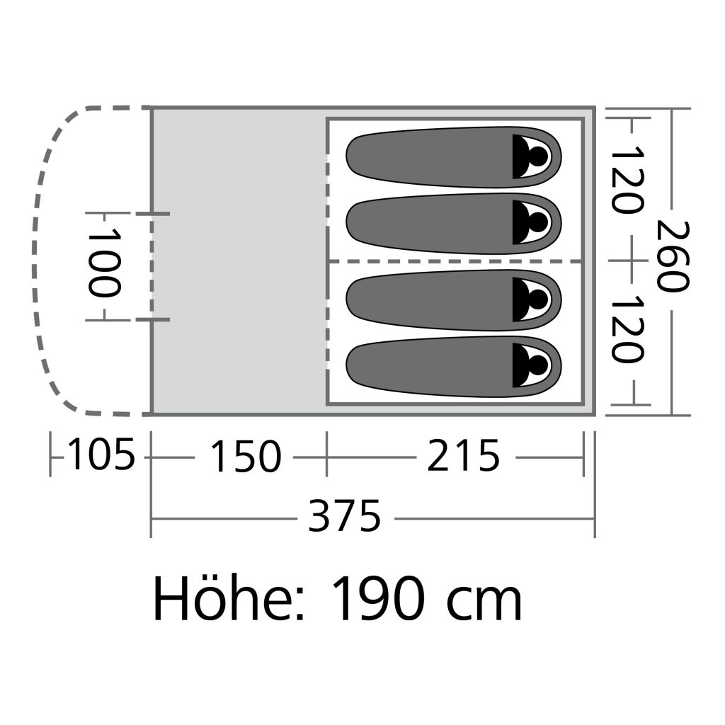 Tunnelzelt Palmdale – Bild 3