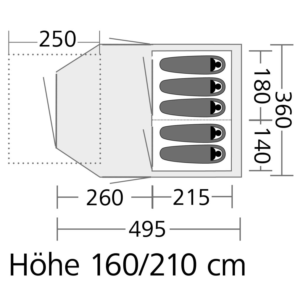 Tunnelzelt Roswell – Bild 3