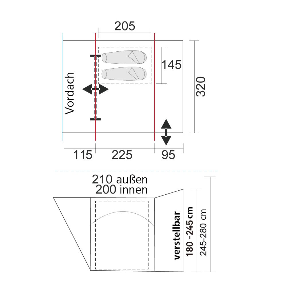 Busvorzelt Aquila 320 – Bild 2