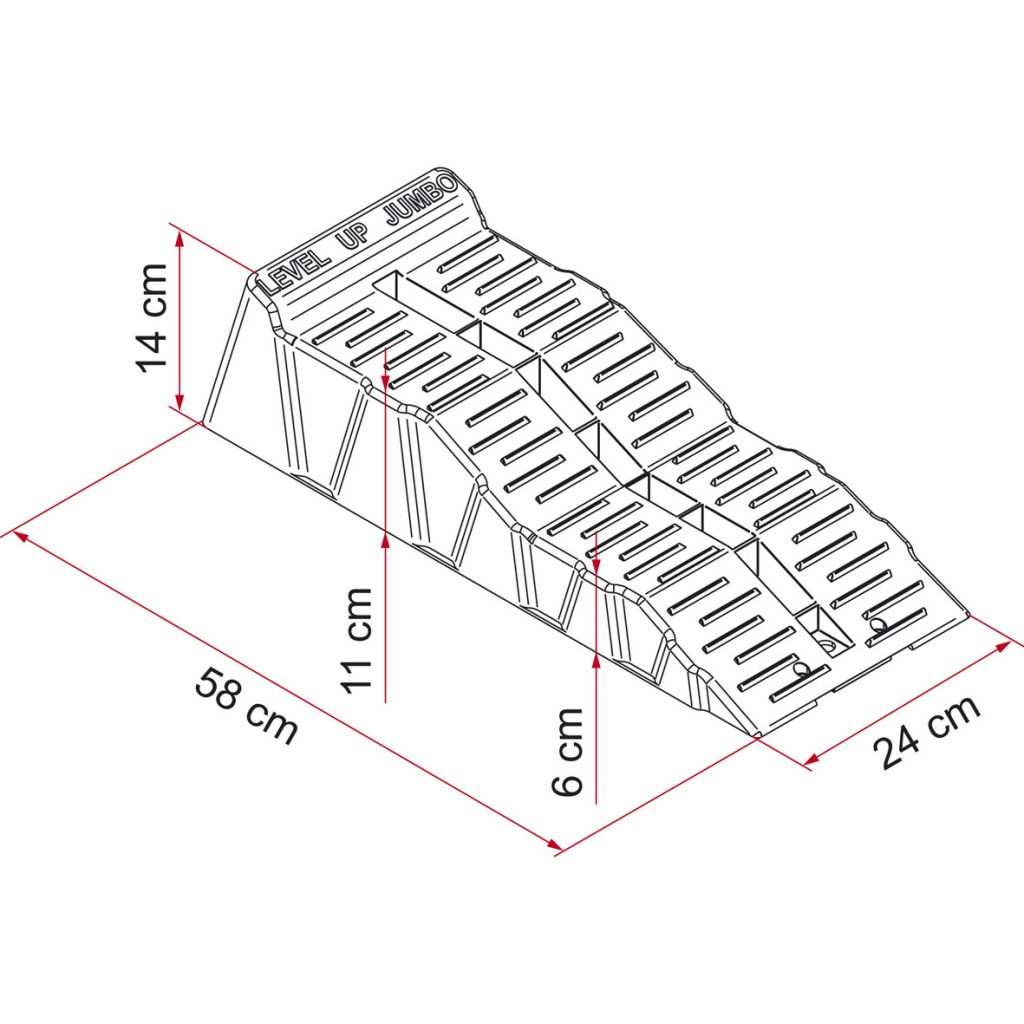 Auffahrkeil Kit Level Up Jumbo – Bild 3