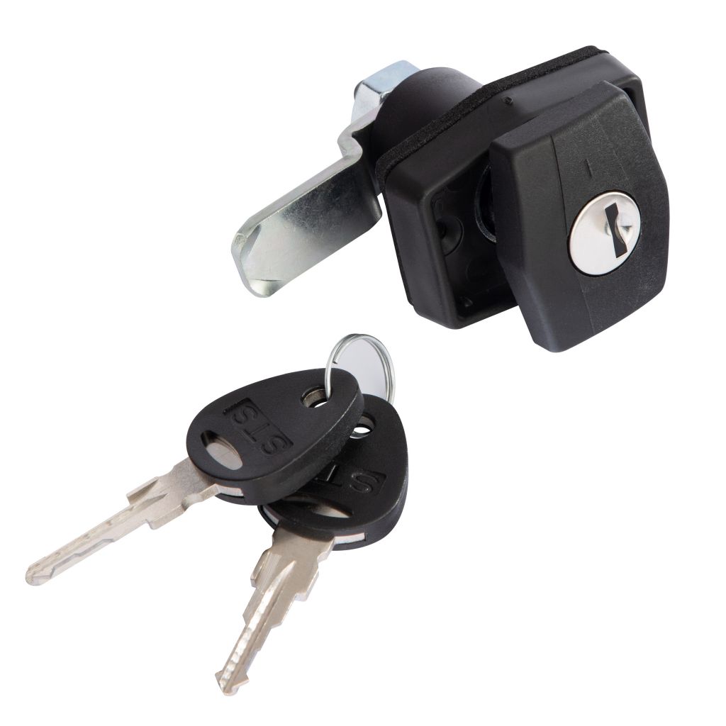 Klappenschloss rechteckig mit Schließzylinder