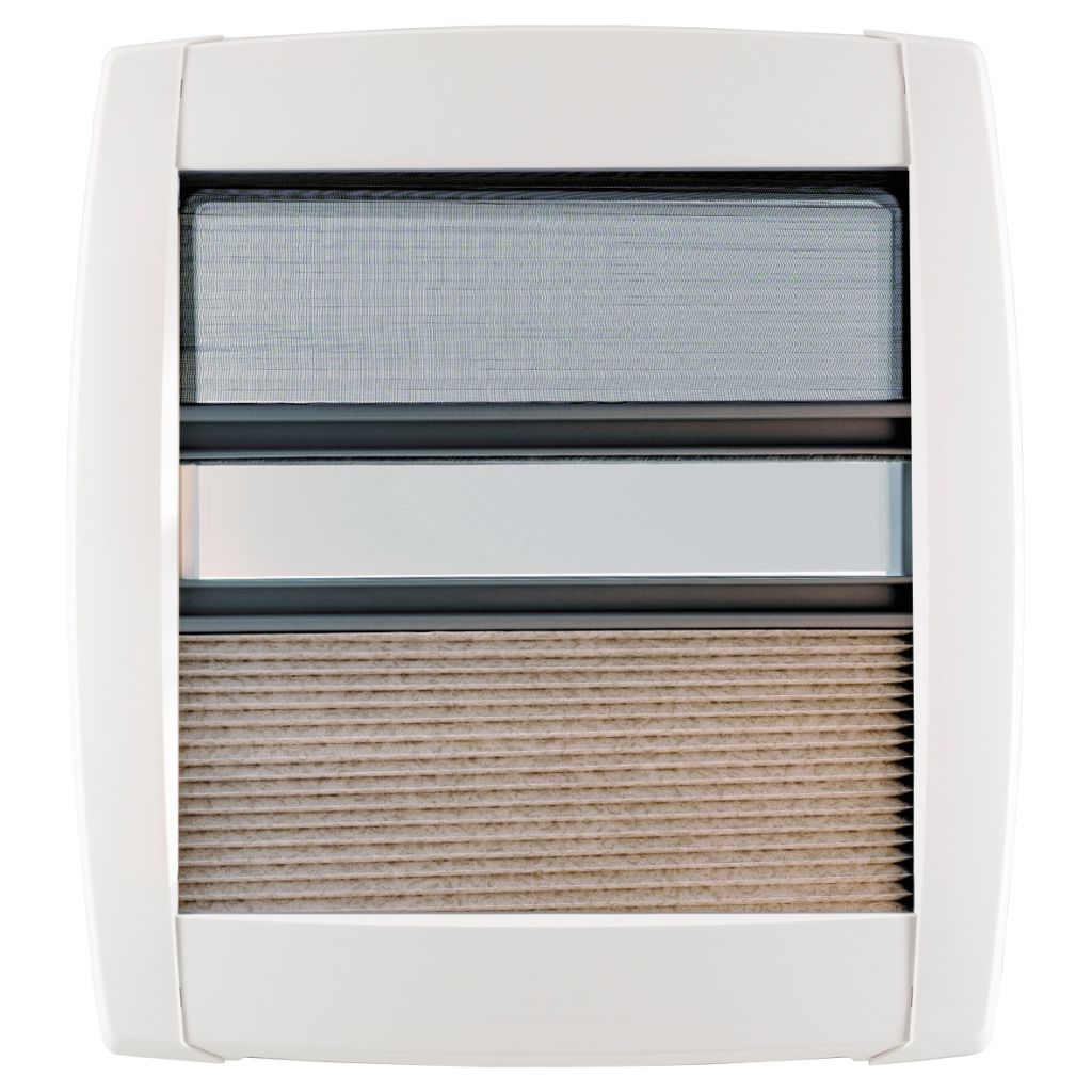 Innenrahmen mit Plissees komplett