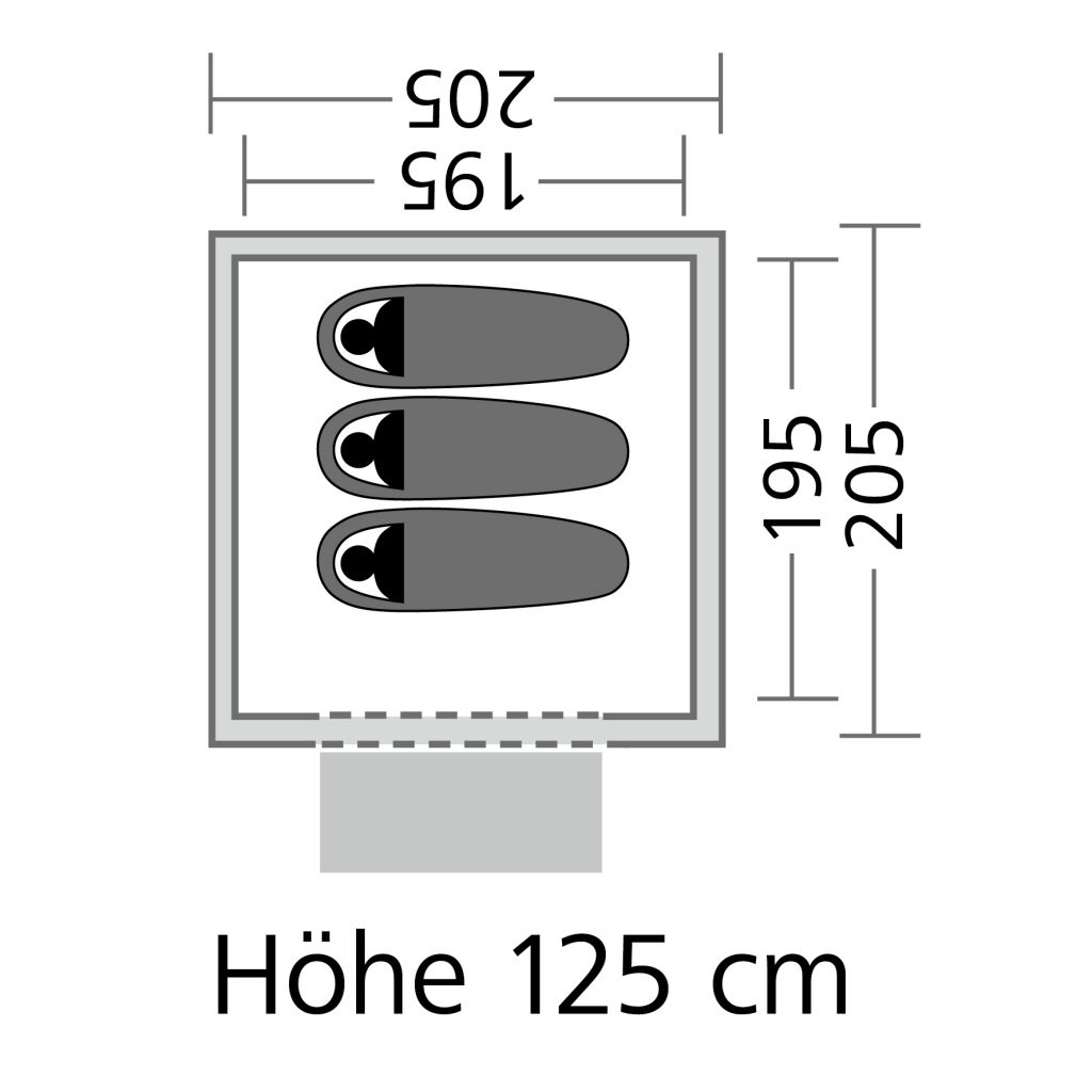 Kuppelzelt Trail 3 – Bild 2