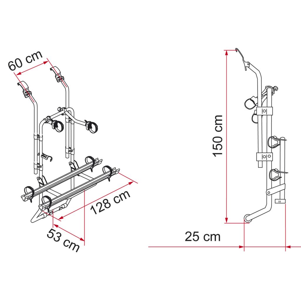Fahrradträger Carry-Bike Ford Transit – Bild 3