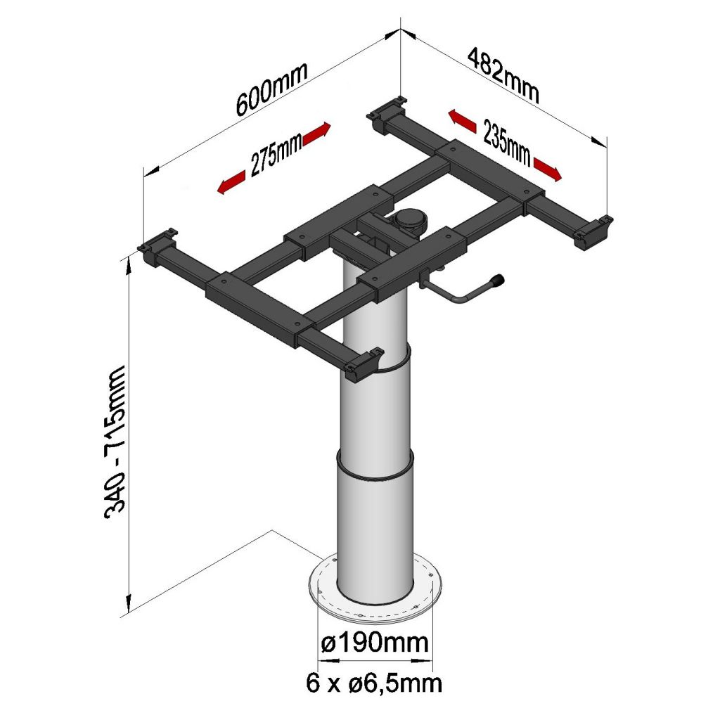 Liftgestell mit Verschiebung – Bild 6