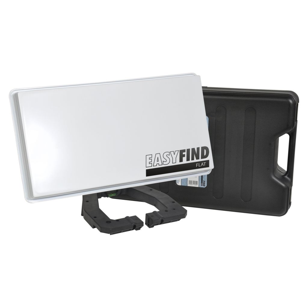 Sat-Anlage Easyfind Flat Traveller-Kit inkl. Receiver