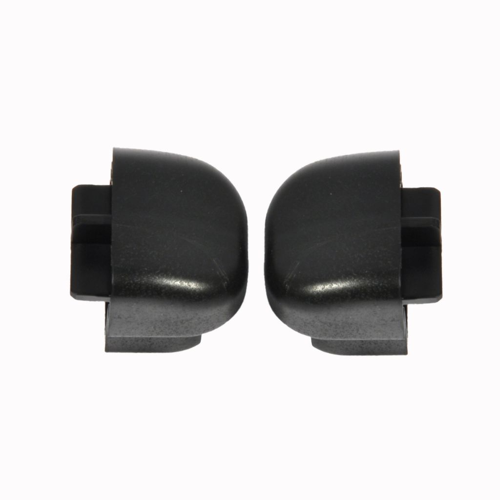 Endkappen, schwarz, Satz links und rechts