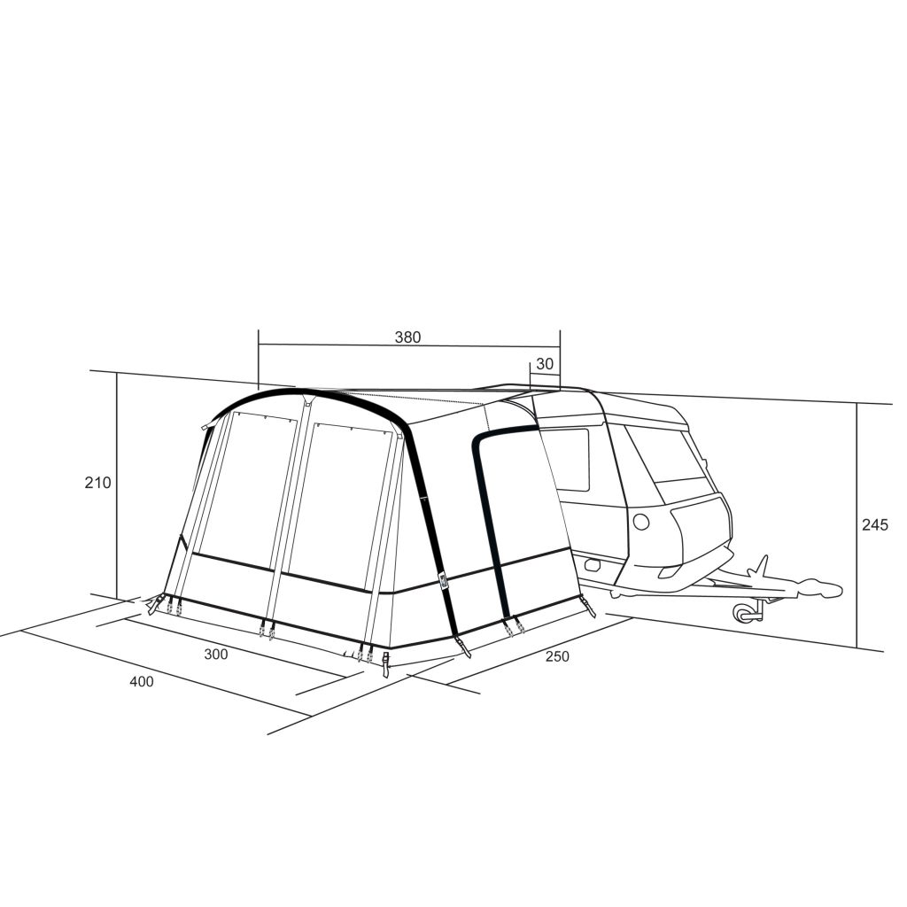 Teilzelt Dorado Pro 400 – Bild 4