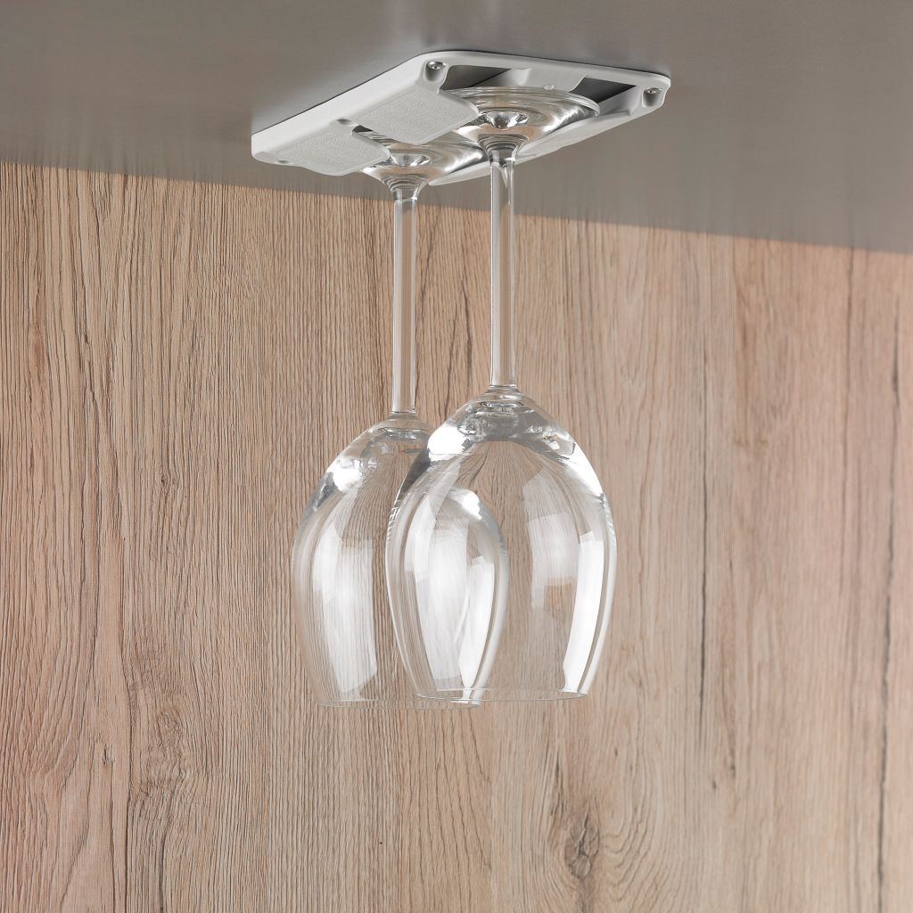 Stielglashalter 2er-Set – Bild 2