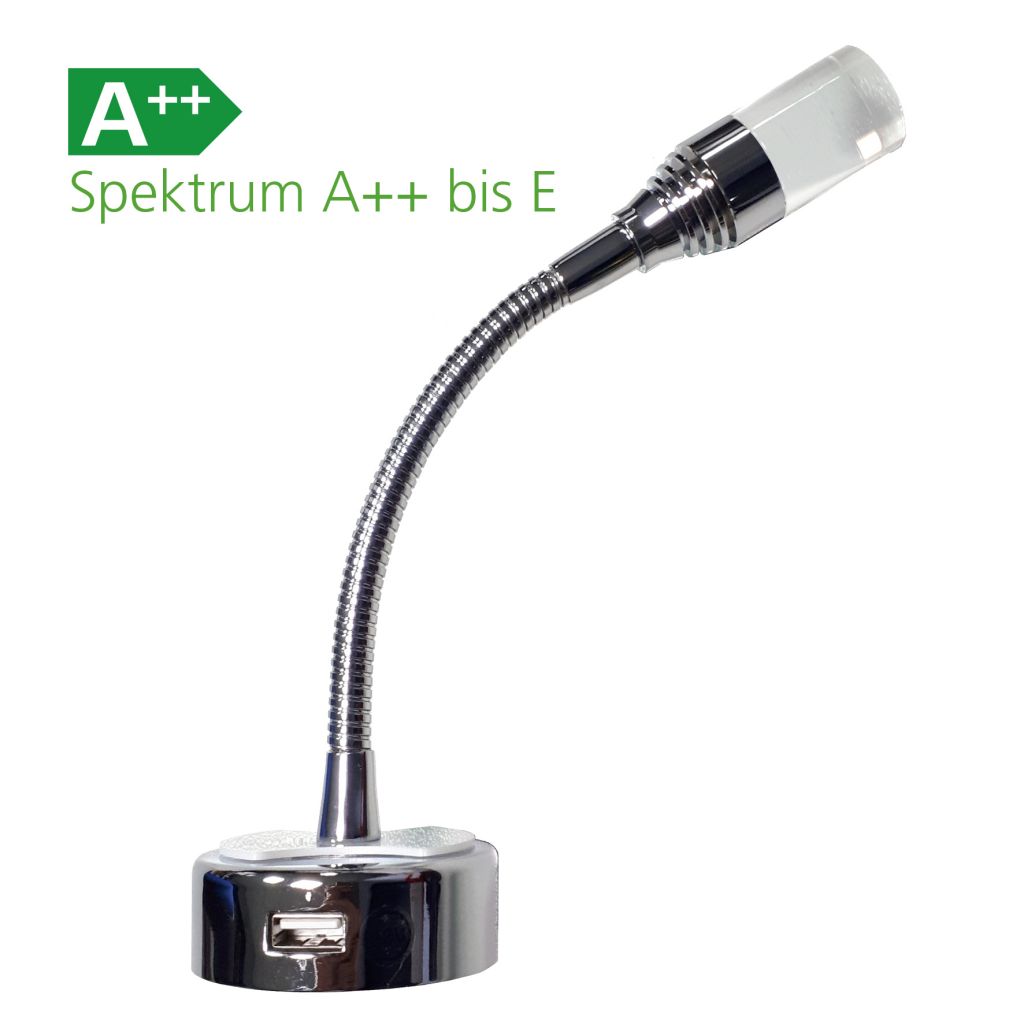 Leseleuchte Flexi 2 mit USB