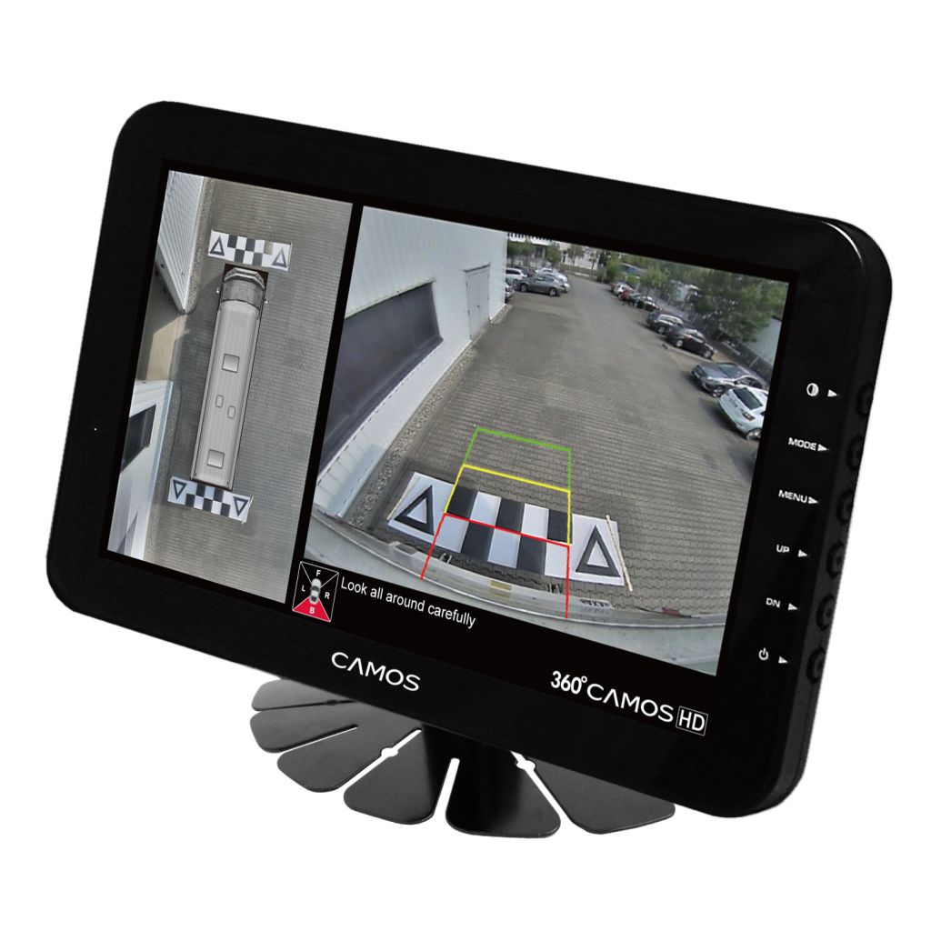 Rückfahrvideosystem Camos 360° HD mit 7″-Monitor