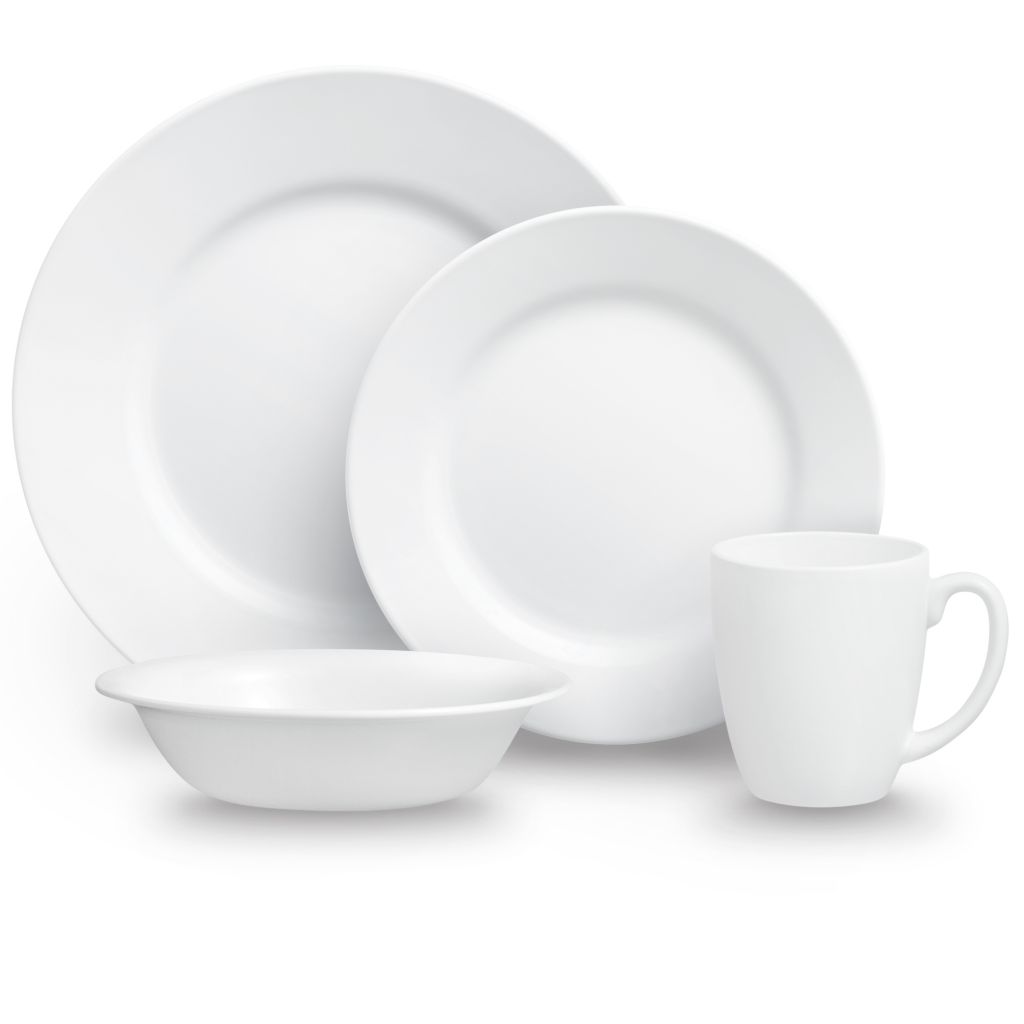 Geschirrset Dazzling White