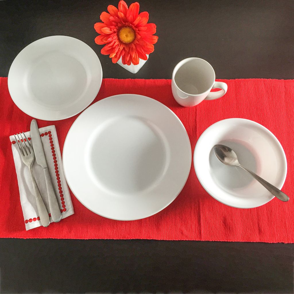 Geschirrset Dazzling White – Bild 7