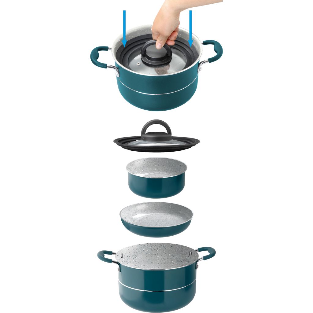 Topfset Carezza 7 + 1 – Bild 2