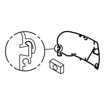 Gehäuse-Oberteil Thule Omnistor 6200 ab Baujahr 05/2014