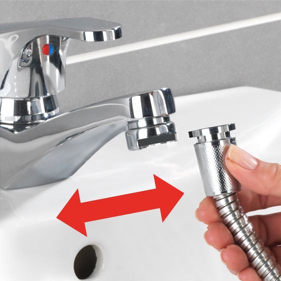 Waschbeckenbrause mit Duo-Haken – Bild 3