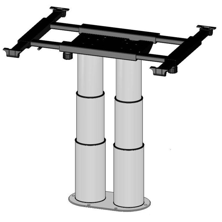 Zweisäulen Liftgestell mit Verschiebung – Bild 3