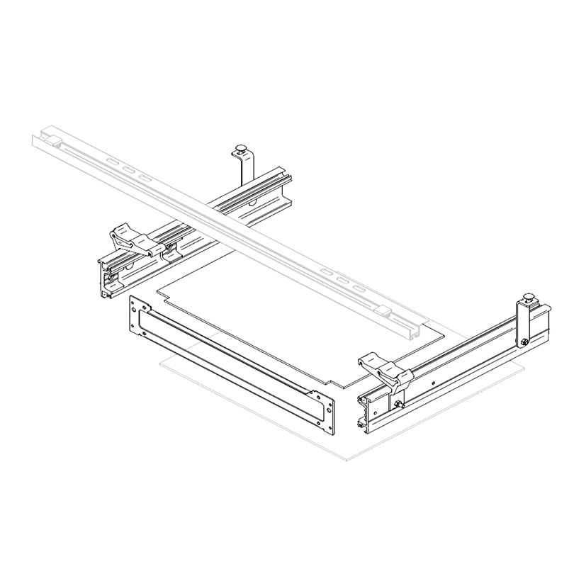 Montagerahmen Thule Slide-Out Step V16 Ducato