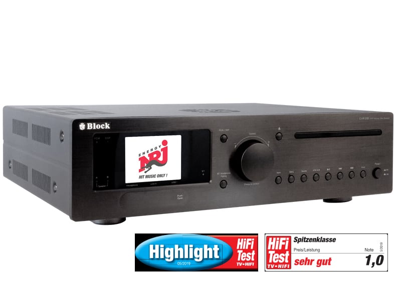 CVR-200 Stereo All-in-One Blu-Ray-Receiver Chrom Limited-Edition – Bild 4