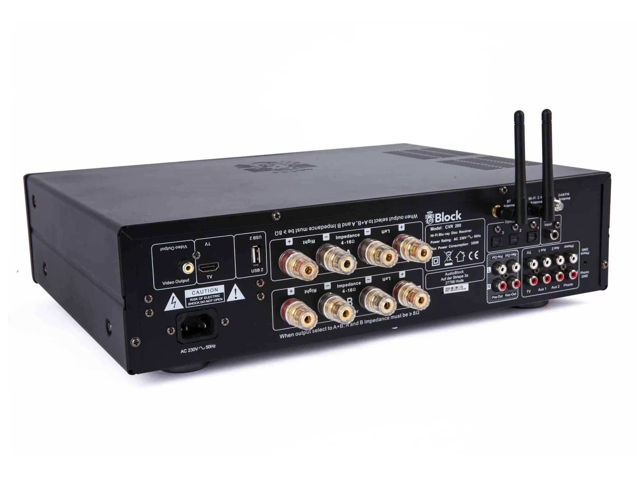 CVR-200 Stereo All-in-One Blu-Ray-Receiver Chrom Limited-Edition – Bild 6