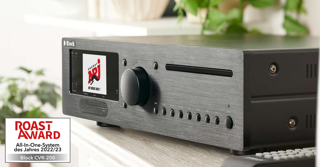 CVR-200 Stereo All-in-One Blu-Ray-Receiver Chrom Limited-Edition – Bild 3