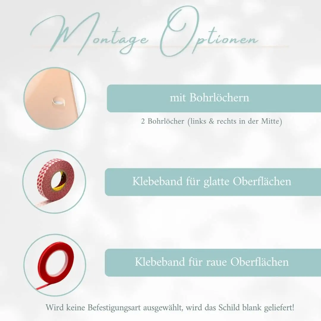 Ovales Schild aus Acrylglas mit eigener Gestaltung – Bild 4