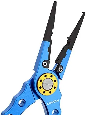 Lixada 20cm Aussen multifunktionale Angeln Zangen Linie Cutter Hook Remover Tackle – Bild 4