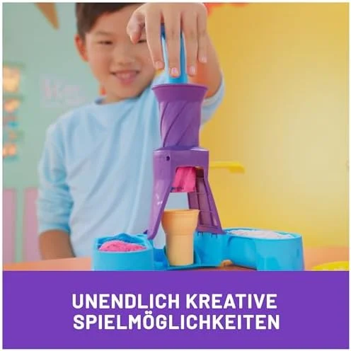 Kinetic Sand Softeis Station – Magischer Sand (396 g) & Zubehör für Kinder ab 3 Jahren – Bild 7