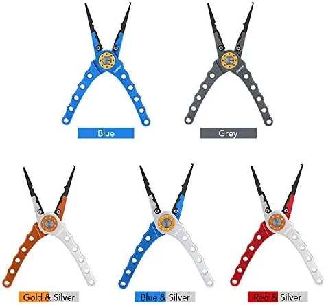 Lixada 20cm Aussen multifunktionale Angeln Zangen Linie Cutter Hook Remover Tackle – Bild 8