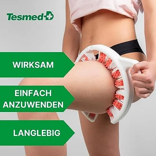 TESMED Cellulite Massagegerät, Klinisch Nachgewiesene Wirksamkeit, Made in Italy, Anti Cellulite Massagegerät mit Rollen, welche die Haut heben, straffen und glätten. Patentiert – Bild 2