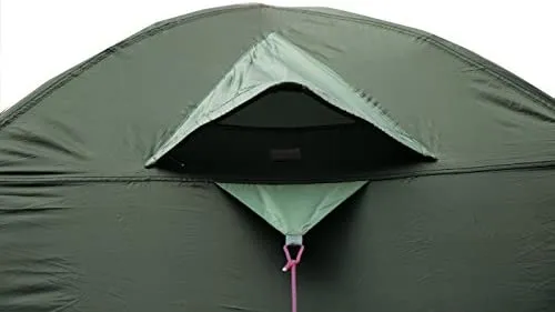 High Peak Kuppelzelt Nevada 4, Campingzelt mit Vorbau, Iglu-Zelt für 4 Personen, doppelwandig, 2.000 mm wasserdicht, Ventilationssystem, Wetterschutz-Eingang, Moskitoschutz – Bild 7