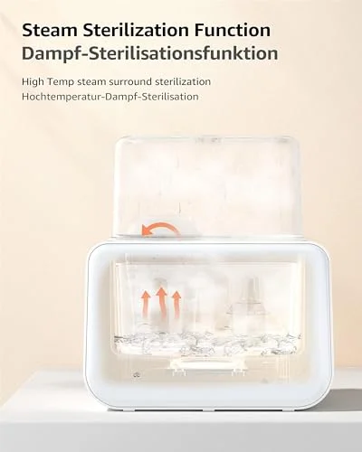 Grownsy Babyflaschenwärmer & Sterilisator 8-in-1 mit LCD-Display – Bild 6