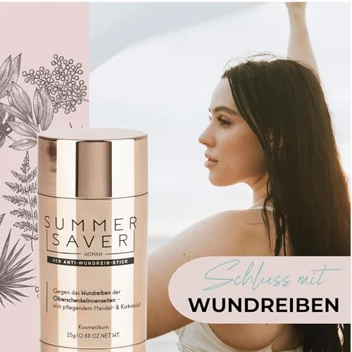 SUMMERSAVER Anti-Wundreib-Stick – Effektiver Schutz für empfindliche Haut, dermatologisch getestet, verschiedene Düfte und Rezepturen – Bild 2