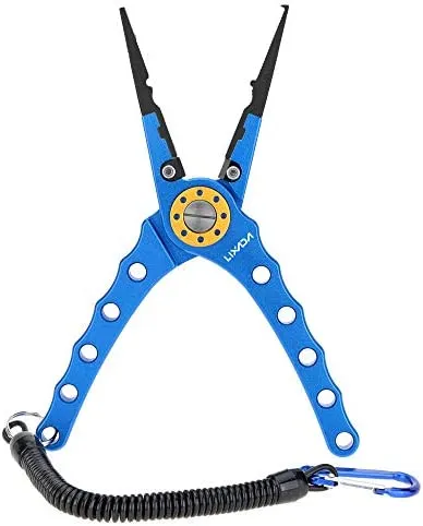 Lixada 20cm Aussen multifunktionale Angeln Zangen Linie Cutter Hook Remover Tackle – Bild 2