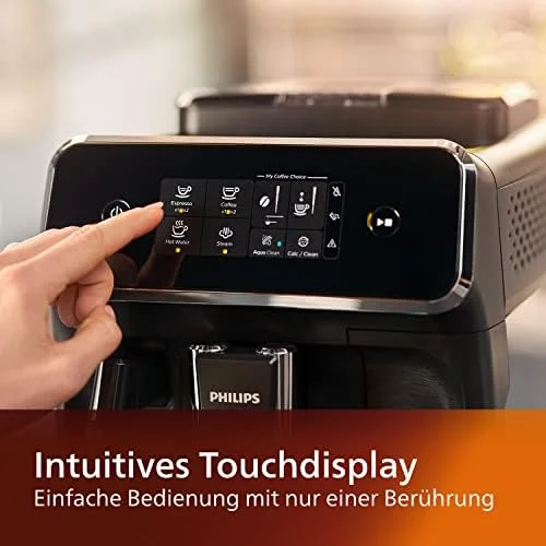 PHILIPS 2200/2300 KAFFEEVOLLAUTOMAT – LATTEGO, TOUCHDISPLAY, MATT SCHWARZ – Bild 4