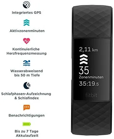 Fitness-Tracker mit GPS, bis zu 7 Tage Akkulaufzeit – Bild 2