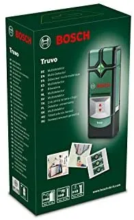 Bosch Ortungsgerät Truvo (Ein-Knopf-Bedienung für einfache Nutzung, Strom & Metall Leitungssucher) – Bild 2