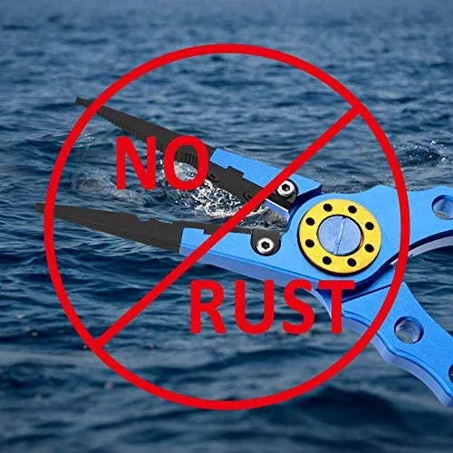 Lixada 20cm Aussen multifunktionale Angeln Zangen Linie Cutter Hook Remover Tackle – Bild 6