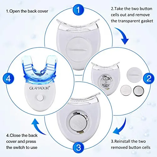 GLAMADOR Zahnaufhellung Set-Professionelles Zahnweiss Kit – Bild 4