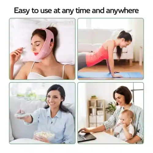 ParaFaciem wiederverwendbare V-Linienmaske, Gesichts-Schlankheitsgurt, Doppelkinn-Reduziermaske, Lifting-Maske, Gesichtslifting-Bandage, V-förmige Schlankheits-Gesichtsmaske – Bild 3