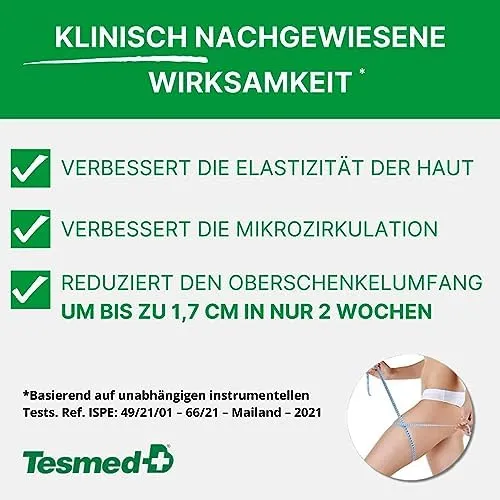 TESMED Cellulite Massagegerät, Klinisch Nachgewiesene Wirksamkeit, Made in Italy, Anti Cellulite Massagegerät mit Rollen, welche die Haut heben, straffen und glätten. Patentiert – Bild 4