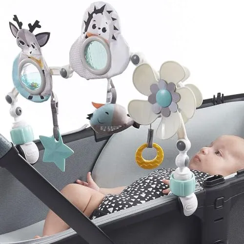 Sunny Stroll Spielbogen – Interaktives Rasselspielzeug, ab 0 M +, mit Universal Clips – Bild 5