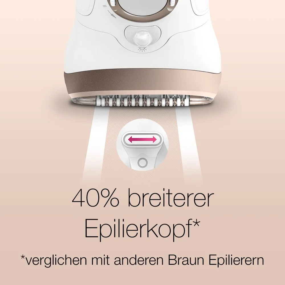 Braun Silk-épil 9 SkinSpa Damen Epilierer – Bild 2
