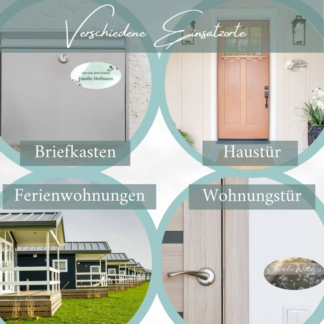 Ovales Schild aus Acrylglas mit eigener Gestaltung – Bild 7