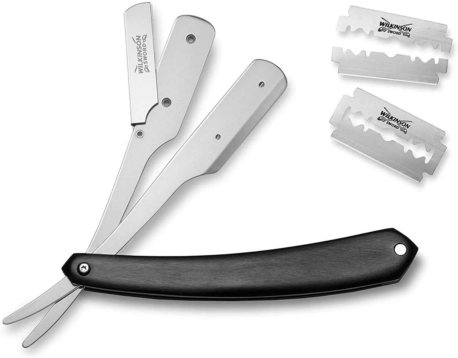 Wilkinson Sword Vintage Rasiermesser inkl. 5 Doppelklingen für die klassischste und präziseste Rasur – austauschbare Klingen – Bild 3