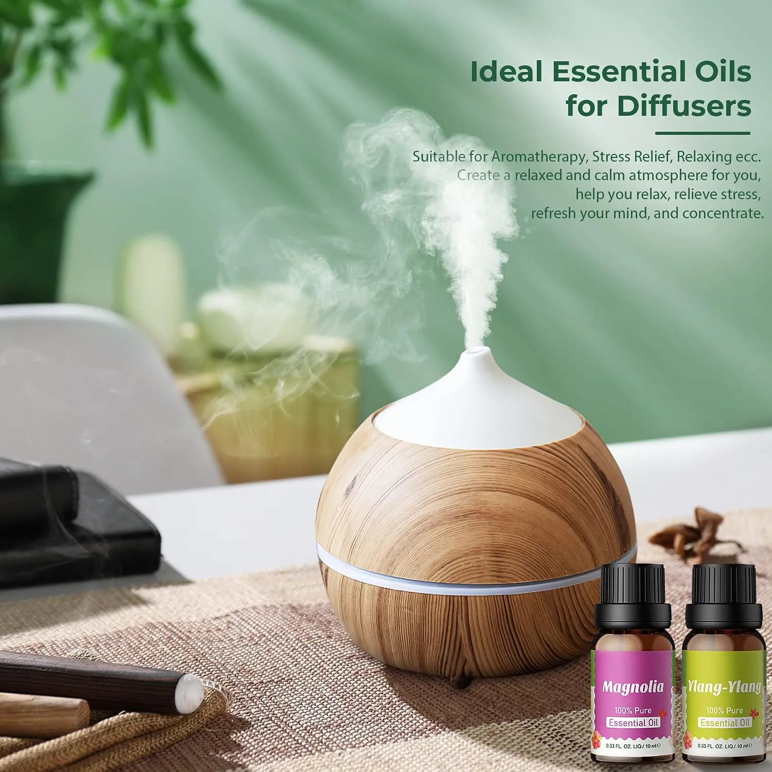 Ätherische Öle Set für Diffuser 12 x 10ml | 8 x 10ml – 100% Naturrein Aroma Diffuser Aromatherapie Öl Aromaöl Duftöle – Essential Oils – Bild 4
