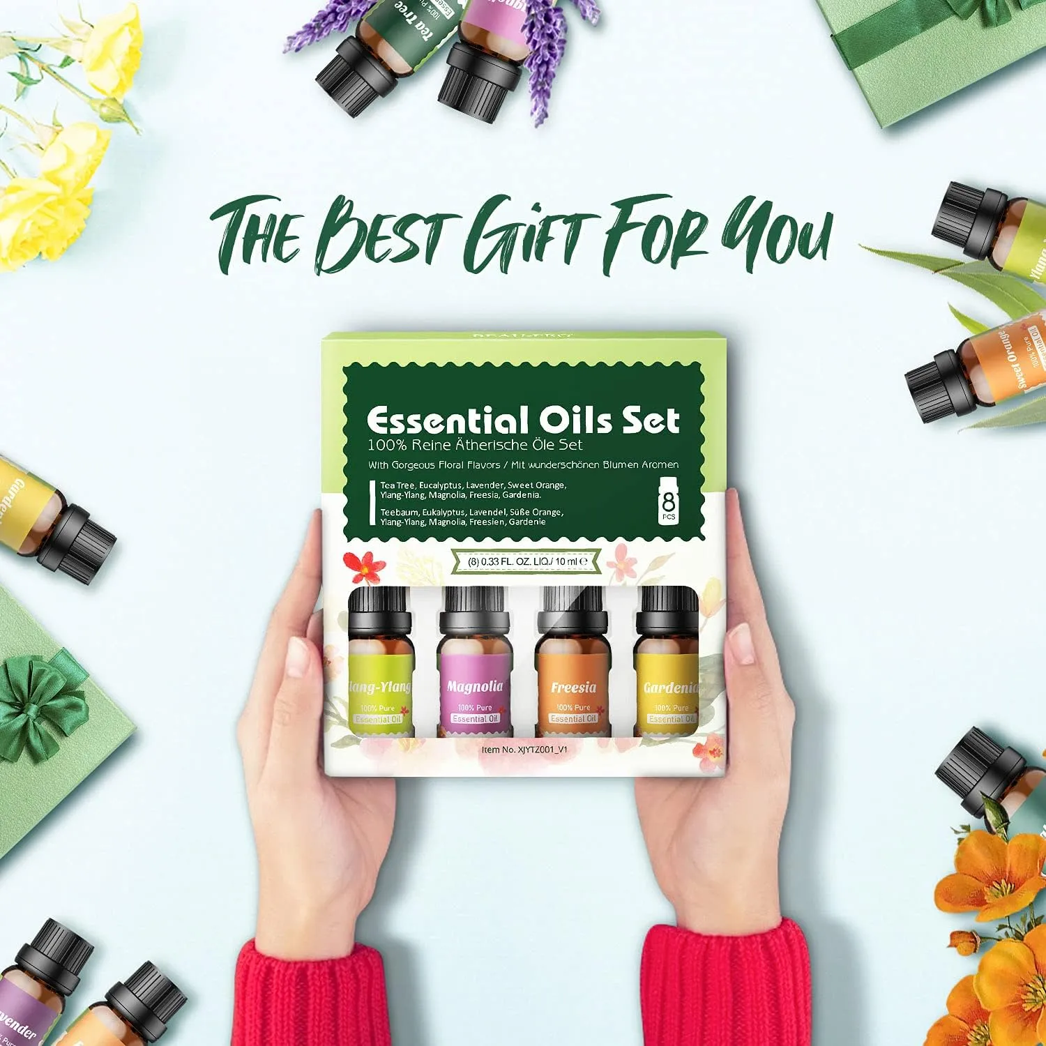 Ätherische Öle Set für Diffuser 12 x 10ml | 8 x 10ml – 100% Naturrein Aroma Diffuser Aromatherapie Öl Aromaöl Duftöle – Essential Oils – Bild 7