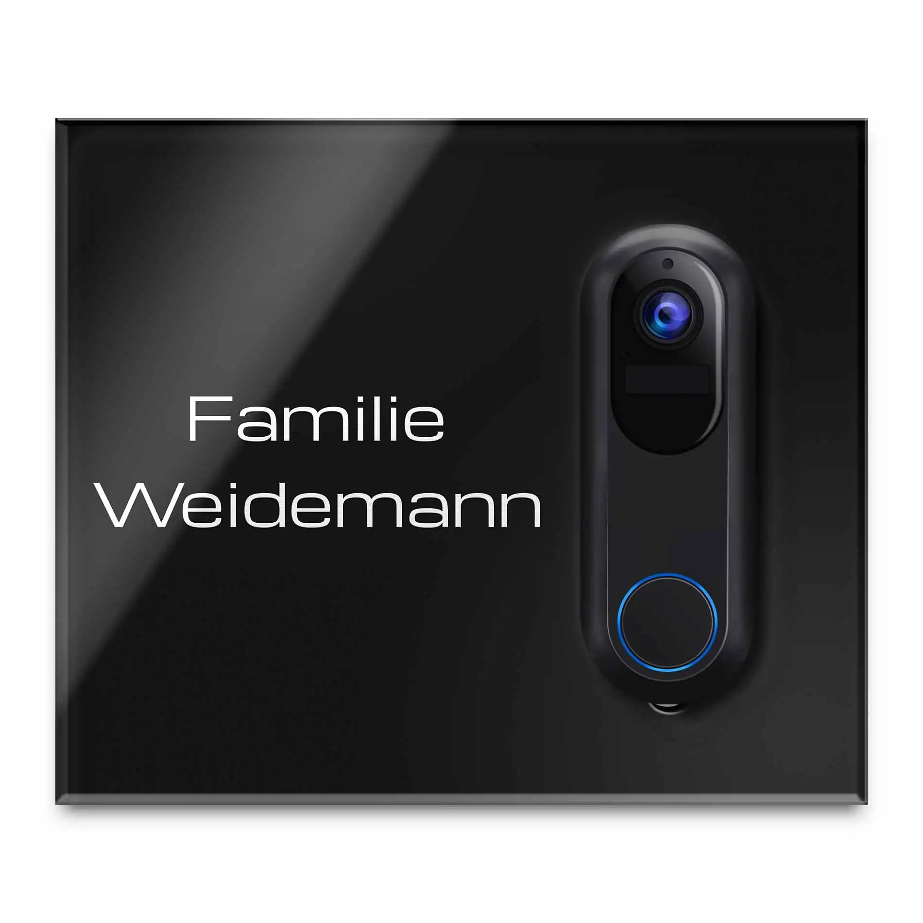 Individuelles Namensschild für die WP Pro V1 mit Wunschtext und schönen Motiven